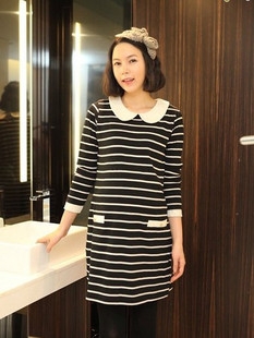 Maternity t skirt maternity long-sleeve top spring and autumn long design maternity dress