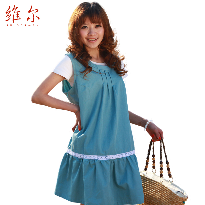 Maternity villmergen radiation-resistant one-piece dress spring maternity clothing radiation-resistant 2013 tank dress