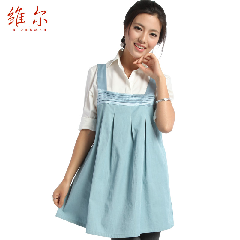 Maternity villmergen radiation-resistant short skirt 2013 spring new arrival suspenders fashion maternity clothing maternity