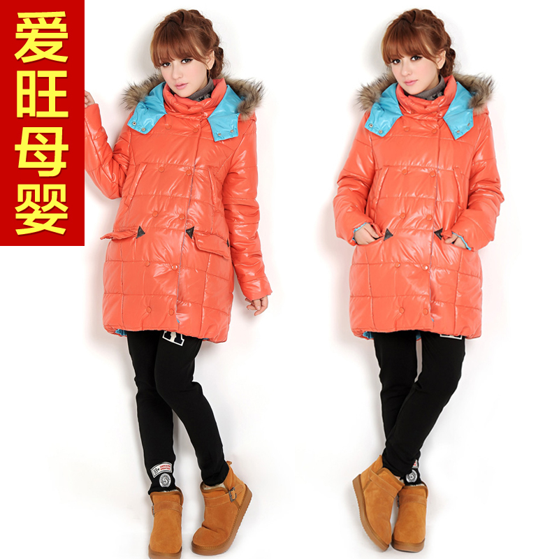 Maternity wadded jacket  clothing winter outerwear wadded jacket thickening  top  cotton-padded free shipping