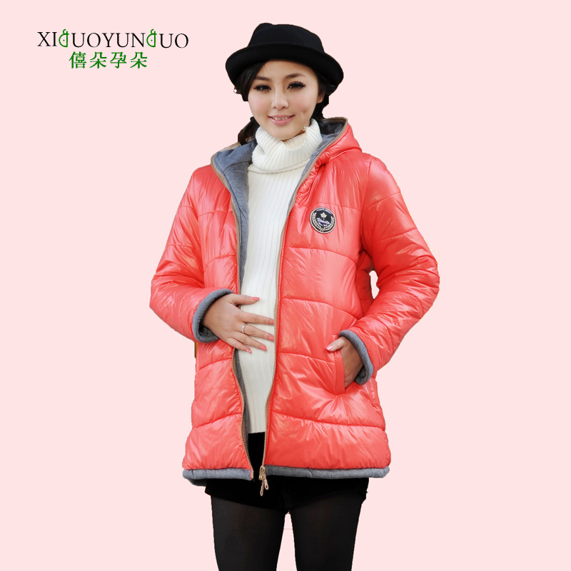Maternity wadded jacket  clothing winter set wadded jacket thickening  top  cotton-padded jacket free shipping