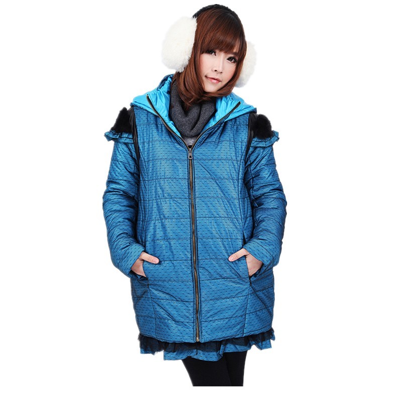 Maternity wadded jacket  clothing winter set wadded jacket thickening  top  cotton-padded jacket free shipping