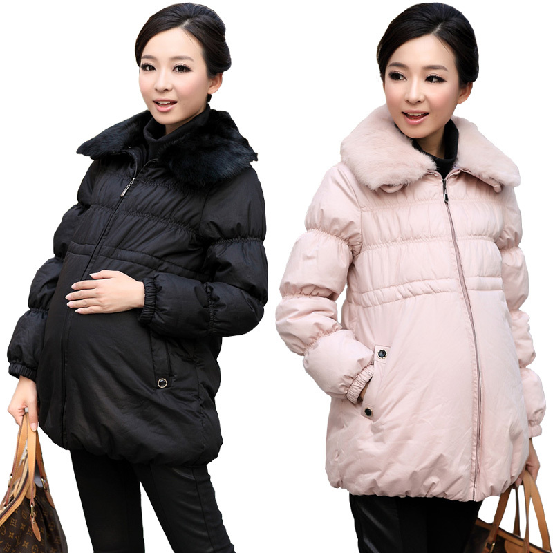 Maternity wadded jacket  down coat  clothing winter outerwear thickening  cotton-padded jacket free shipping