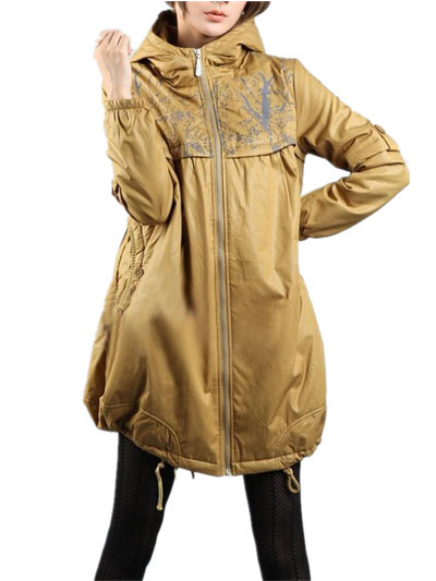 Maternity wadded jacket maternity clothing winter outerwear maternity clothing wadded jacket medium-long