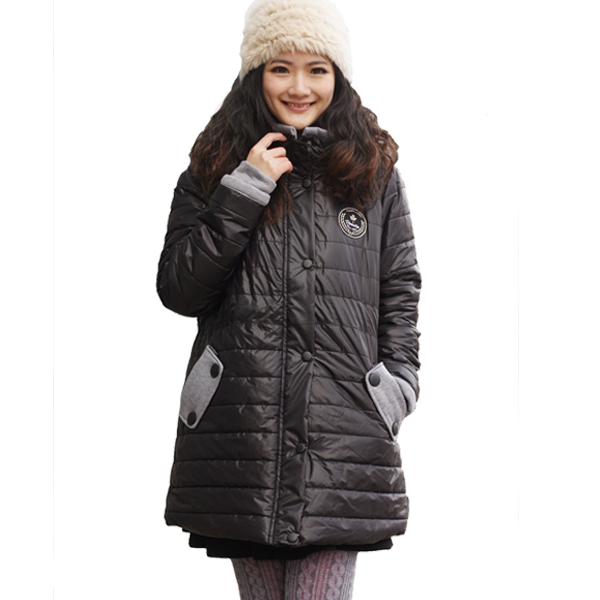 Maternity wadded jacket maternity clothing winter outerwear plus size thickening maternity cotton-padded jacket cotton-padded