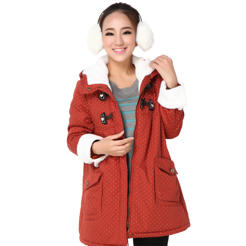 Maternity wadded jacket maternity clothing winter thickening maternity outerwear overcoat
