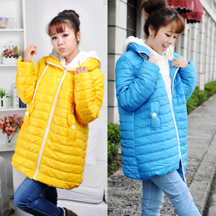 Maternity wadded jacket thickening  outerwear  cotton-padded jacket  clothing winter outerwear free shipping
