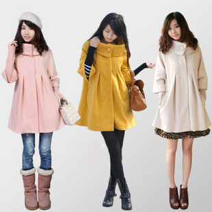 Maternity winter cloak woolen maternity outerwear woolen overcoat top maternity clothing autumn and winter a2x05