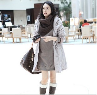 Maternity winter cotton-padded jacket outerwear  wadded jacket thickening cotton-padded  outerwear  free shipping