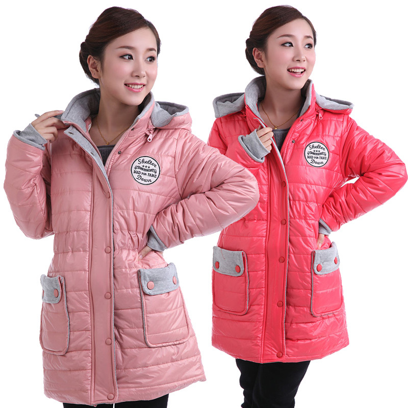 Maternity winter outerwear maternity wadded jacket