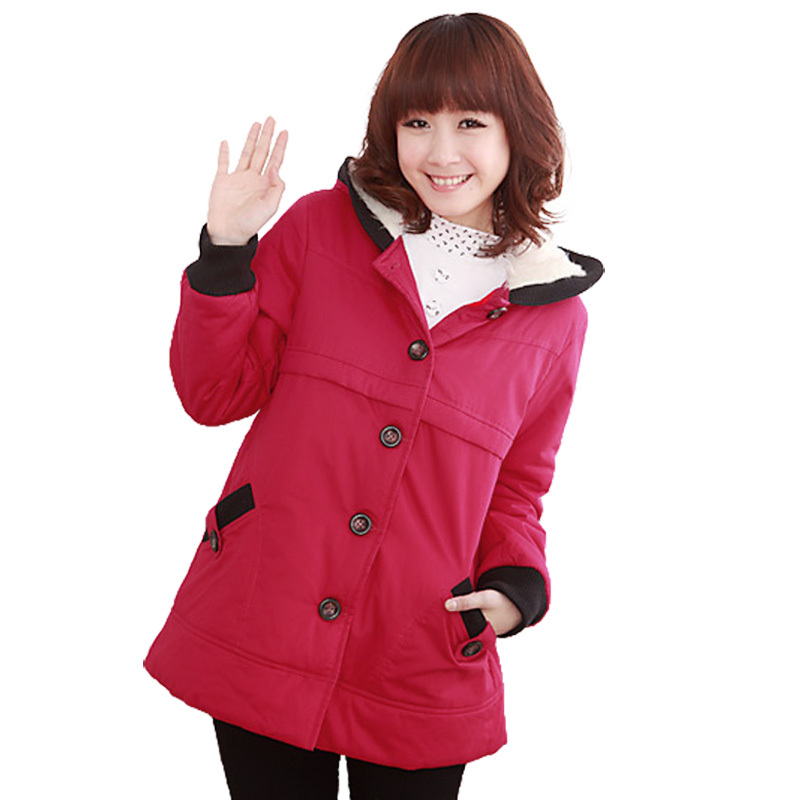 Maternity winter outerwear maternity wadded jacket thickening maternity clothing cotton-padded jacket 11021