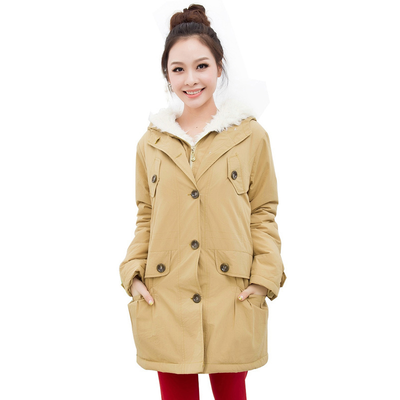 Maternity winter outerwear wadded jacket maternity clothing winter outerwear autumn and winter thickening maternity wadded