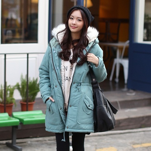 Maternity winter outerwear wadded jacket maternity wadded jacket thickening maternity cotton-padded jacket