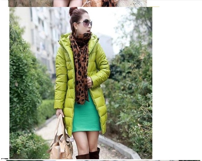 Maternity winter thermal winter medium-long maternity thickening down coat outerwear fleece