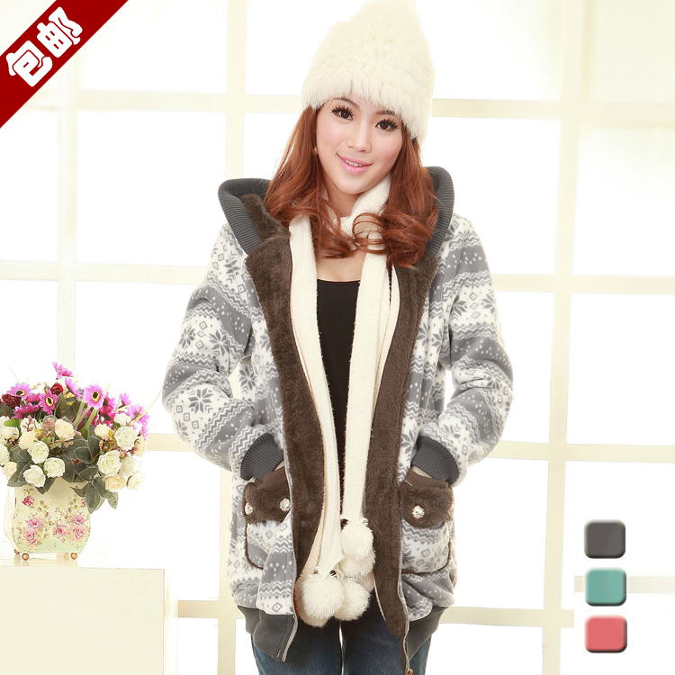 Maternity winter wadded jacket maternity outerwear maternity cotton-padded jacket winter thickening thermal