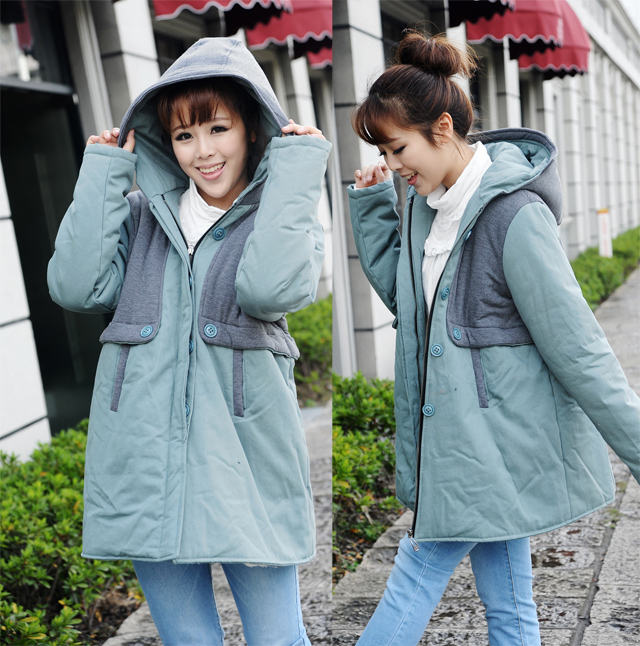 Maternity z3611 wadded jacket maternity thickening cotton-padded jacket maternity cotton-padded jacket maternity clothing winter