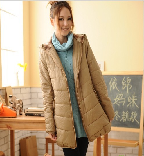 Medium-large maternity clothing winter maternity outerwear down coat cotton overcoat