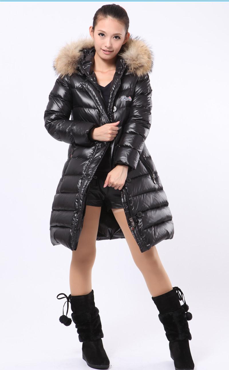 Medium-long Women down coat bf-2995