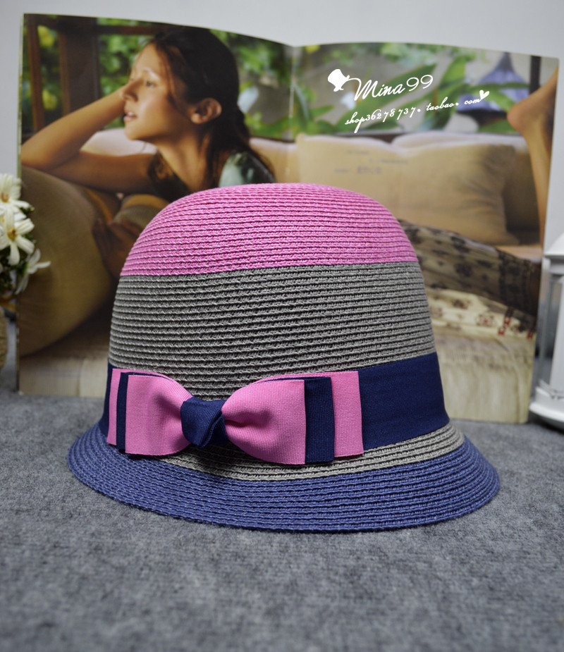 Meet u fashion casual fedoras magazine dome beach sun-shading straw hat