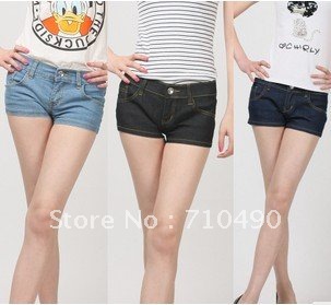 Memories of the summer wear women's show thin cultivate one's morality female trousers jeans hot pants short pants