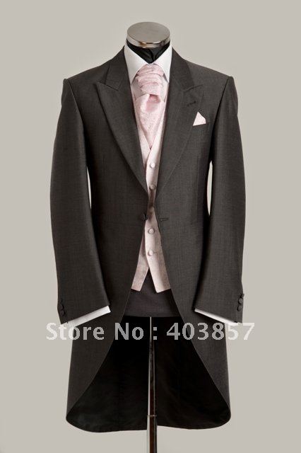 Men Wedding Suits   Designer Men Wedding Suit   Groom Suit   Custom Suit   Do Dropshipping (Jacket+Pants+Vest+Tie)  Gray 252