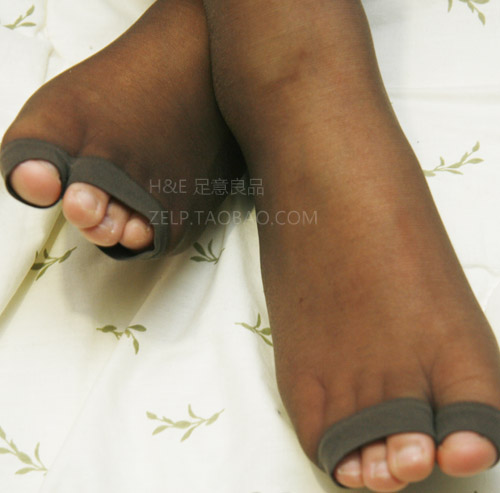 Mengna 2618 2712 mona 12 double 15d open toe pantyhose stockings socks female