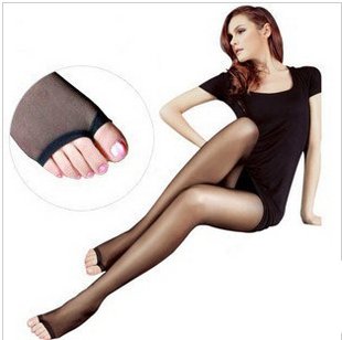 MengNa brand new,ultrathin, open toe pantyhose, socks,transparent backing panty hose,10pcs/lot,wholesale,free shipping