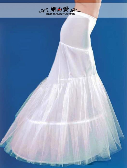 Mermaid Wedding Bridal Petticoat for a Cocktail Dress