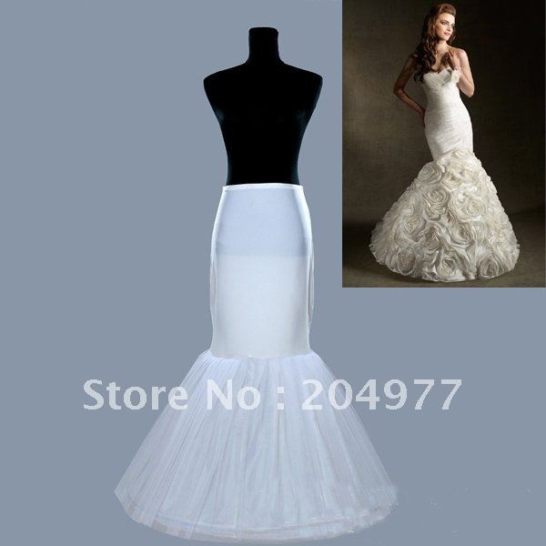 Mermaid wedding dress crinoline Bridal petticoat free shipping