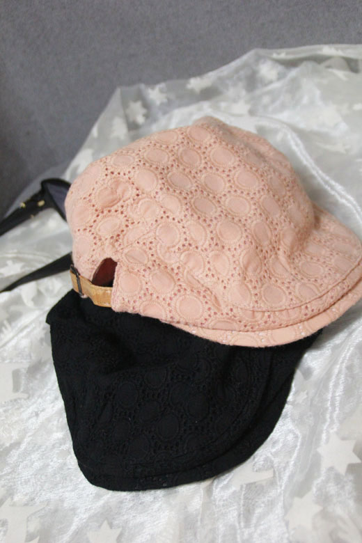 Mesh cutout cotton intellectuality gentlewomen cap fashion cap duckbill cap