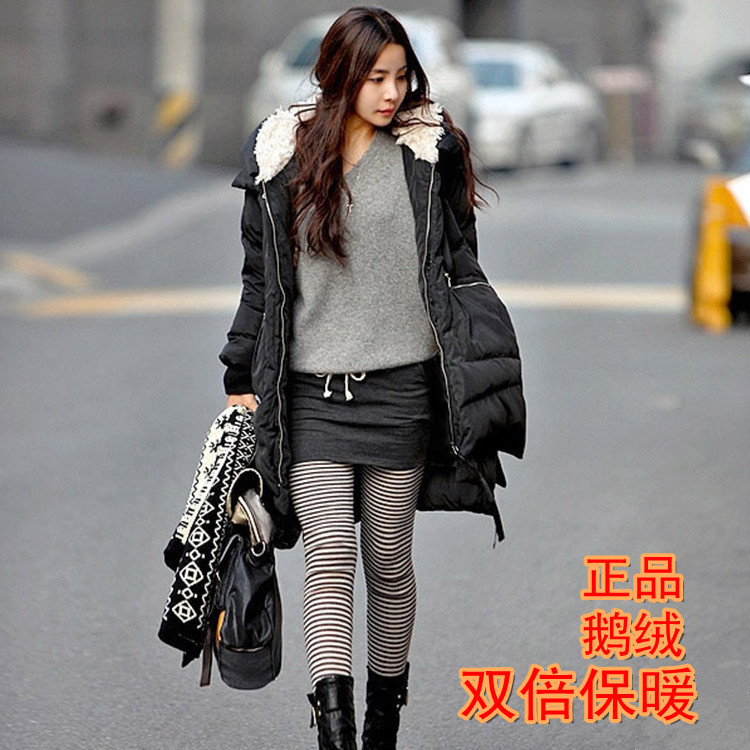 MESO NCLER brand luxury down coat 2012 women's medium-long down jacket ladies' down outwear