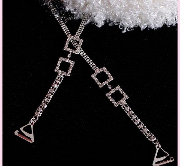 Metal crystal bra strap mixed order accept free shipping wholesale/retailer