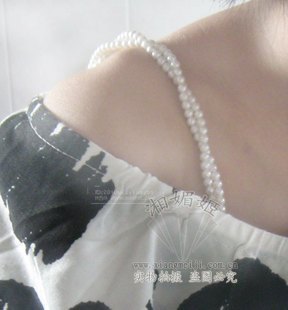 Metal diamond shoulder strap rhinestone shoulder strap pearl shoulder strap 4mm pearl twisted
