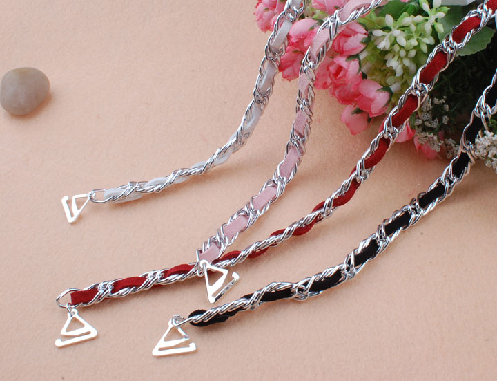 Metal diamond shoulder strap rhinestone shoulder strap rhinestone underwear pectoral girdle alumina chain silver