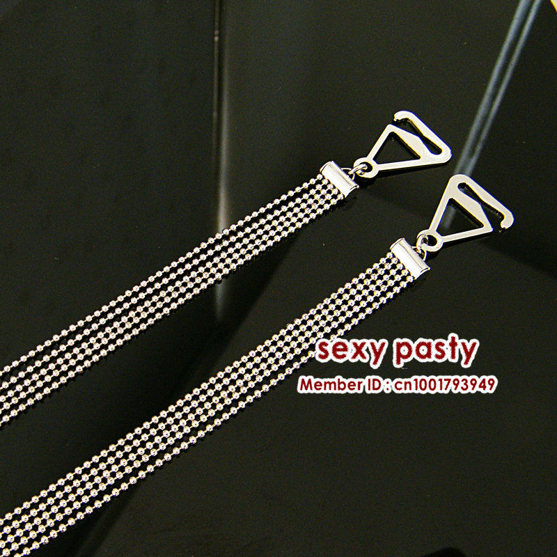 Metal shoulder straps , nickel free plating, 20 pairs/pack, low MOQ, organza bags supplied for free!