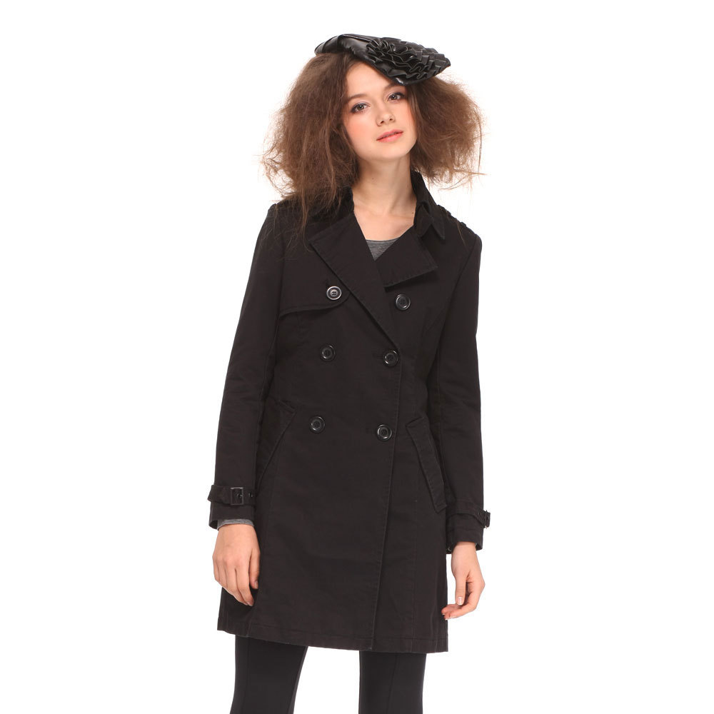 METERS BONWE female double breasted long trench 235681 299