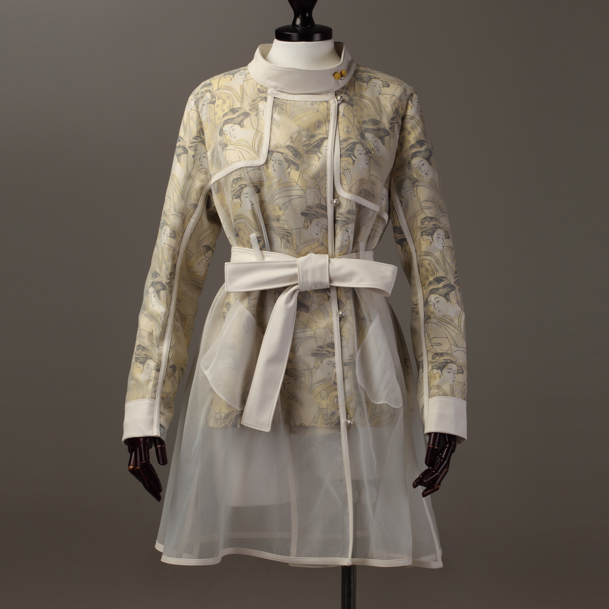 Meters high quality 1 1 popular chinese style trench female outerwear spring and autumn