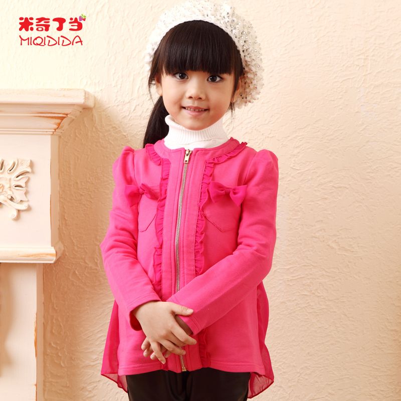 MICKEY children's clothing 2012 female child autumn and winter child cardigan princess outerwear 11030