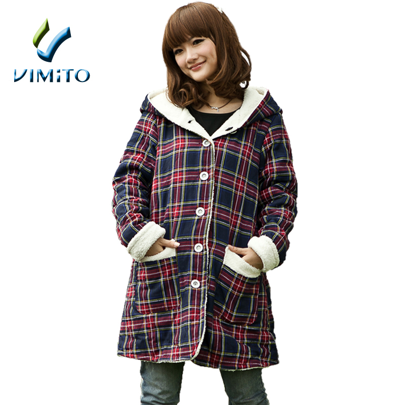 Micrometres rabbit maternity clothing winter berber fleece reversible thickening maternity wadded jacket cotton-padded jacket