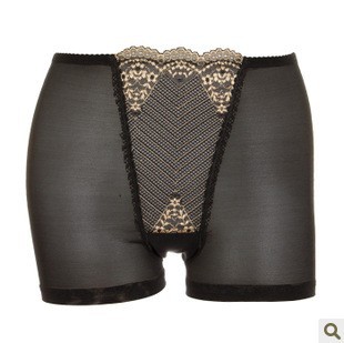 Mid waist abdomen pants butt-lifting drawing women's boxer panties safety pants thin body shaping pants