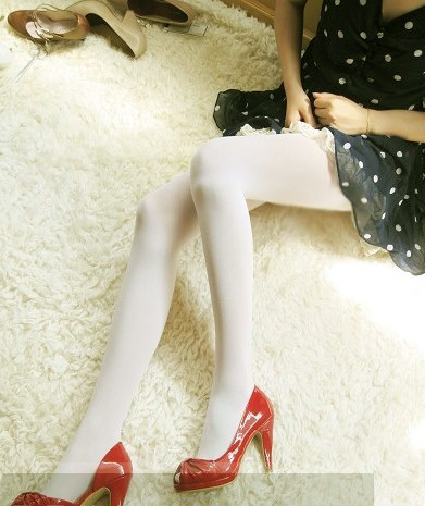 Milky White Color Women's Silk Stockings Ultra-thin Vintage Stockings Sexy Pantyhose,Sexy Sockings For Woman Dance Socks