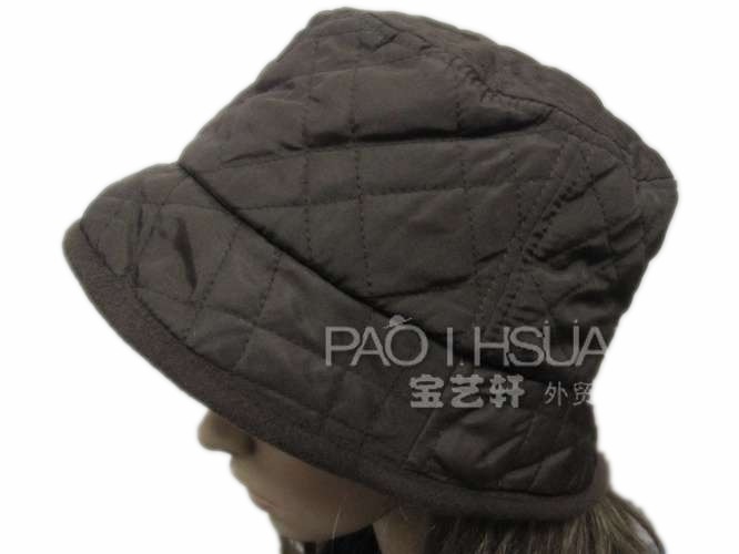 Millinery cotton-padded cap autumn and winter sun hat quinquagenarian bucket hat 56 57.5
