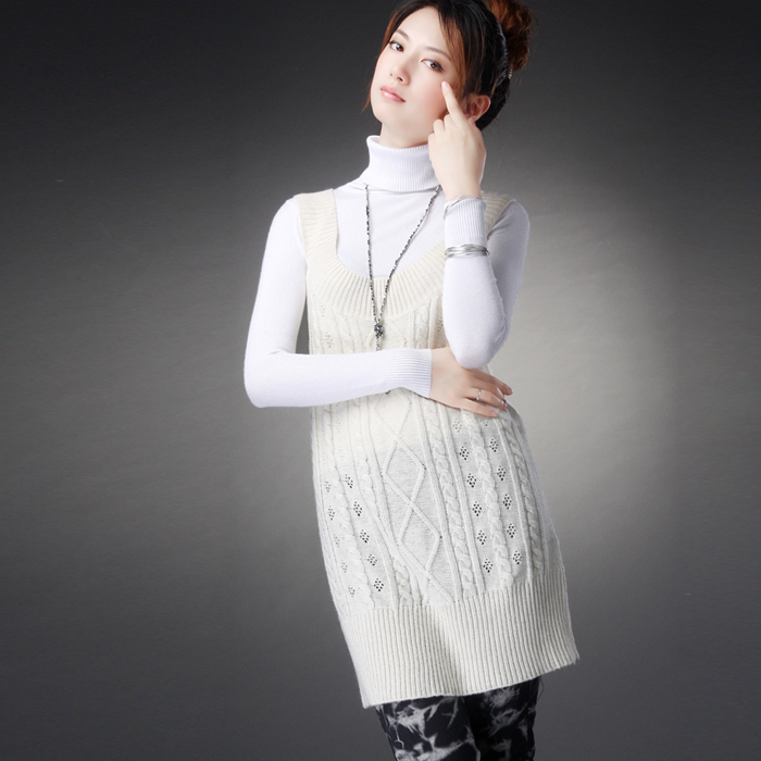 Min embroidery women's fashion hot-selling casual spaghetti strap sweater vest 89041