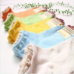 Min Order $10(mixed order) Retail  Lovely Vintage Lace pure cotton socks,  snow pattern boat socks&Free shipping