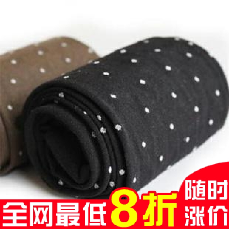 Min Order $15, 3912 autumn and winter small fresh velvet dot all-match elegant pantyhose legging stockings female wholesale