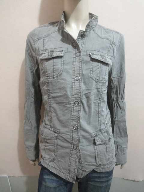 Min.order 1pcs - free shipping - 2012 women's outerwear women's plus size plus size casual outerwear Women washed cotton top