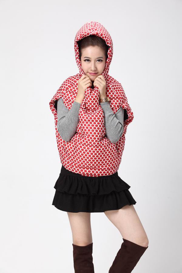 Min.order 1pcs - free-shipping - Down cloak down coat down vest pullover