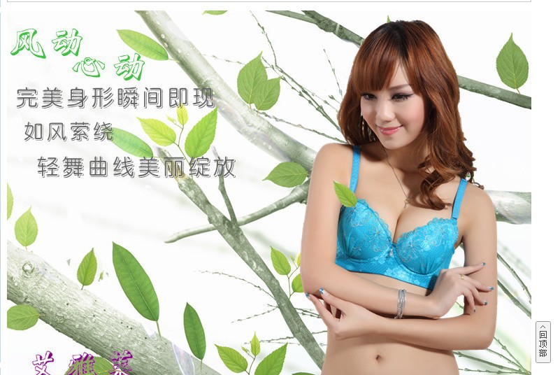 Min.order is$10  Chinese style underwear adjustment gather bra