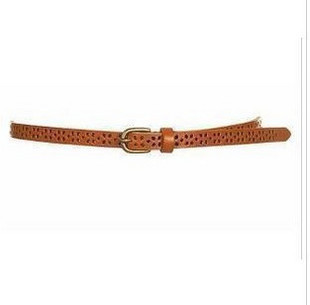 Min.order is $10 Mix order wholesale Fashion Two layer of leather hand cut Ladies Belt