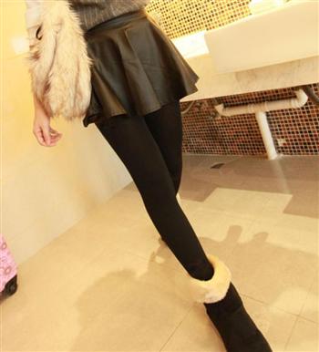 Min.order is $15 (mix order) Elegant leather short skirt light mature woman pleated orgnan short skirt dresses